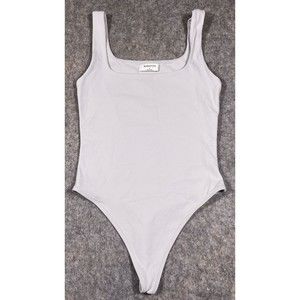 Aritzia Babaton Women’s Contour Tank Bodysuit Light Gray Size Small